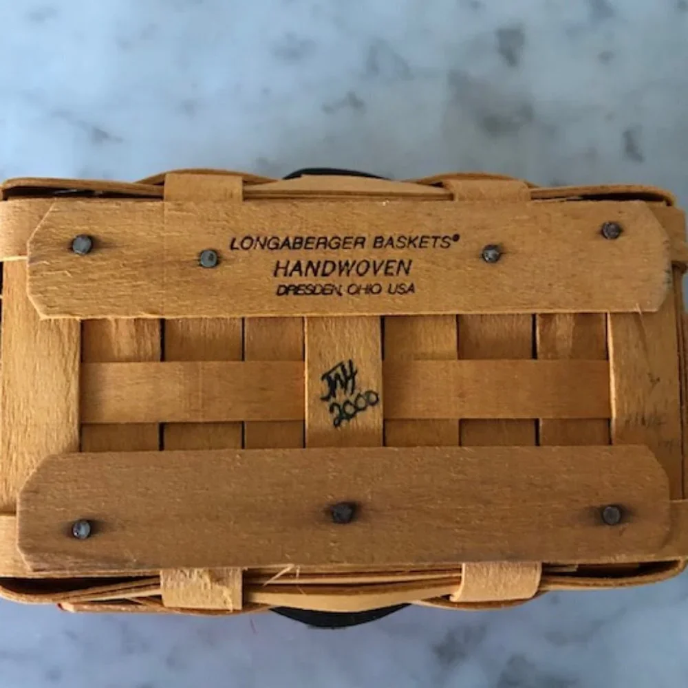LONGABERGER 2000 Sales Award Basket Set RARE
